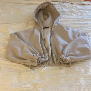 Cropped Zara hoodie/sweater
